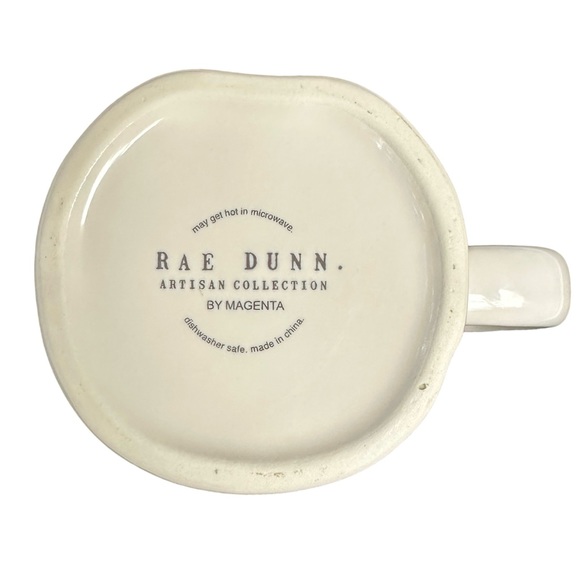 Rae Dunn CREATE Mug Coffee Tea White with Black Typewriter Letters NWT 2017 OG - Picture 8 of 12